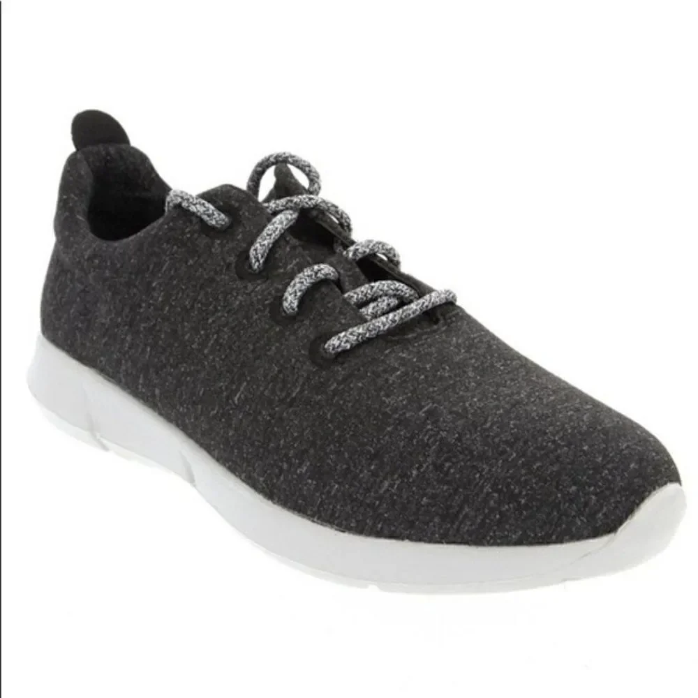 Sugar Gabber Black Lace-Up Casual Sneakers 9.5 M